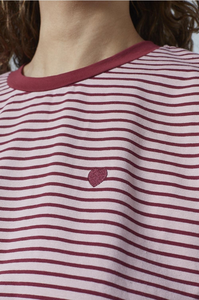 SisterS point rode dames t-shirt | Close up