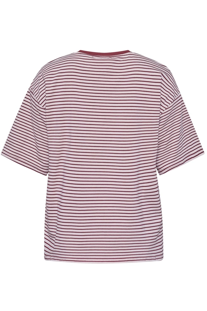 SisterS point rode dames t-shirt | Achteraanzicht
