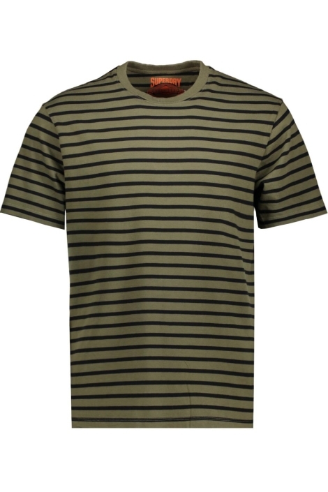 Superdry groene heren t-shirt | Vooraanzicht
