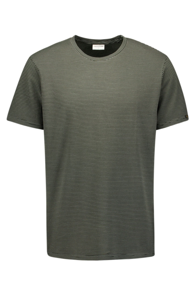 NO-EXCESS groene heren t-shirt | Vooraanzicht