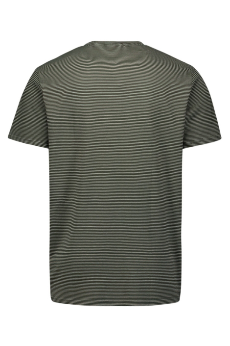 NO-EXCESS groene heren t-shirt | Achteraanzicht