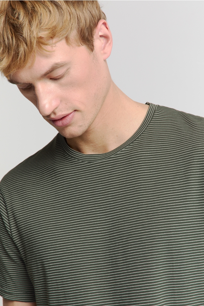 NO-EXCESS groene heren t-shirt | 