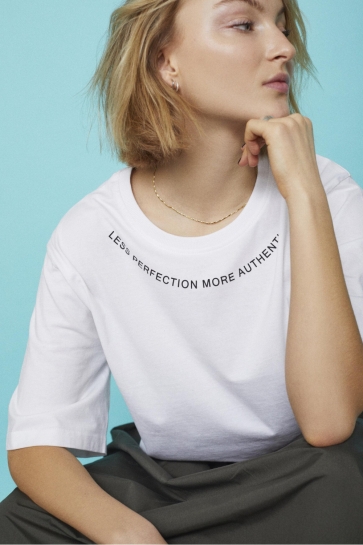 SisterS point T-shirt HEDA LOOSE SS8 18326 WHITE/BLACK