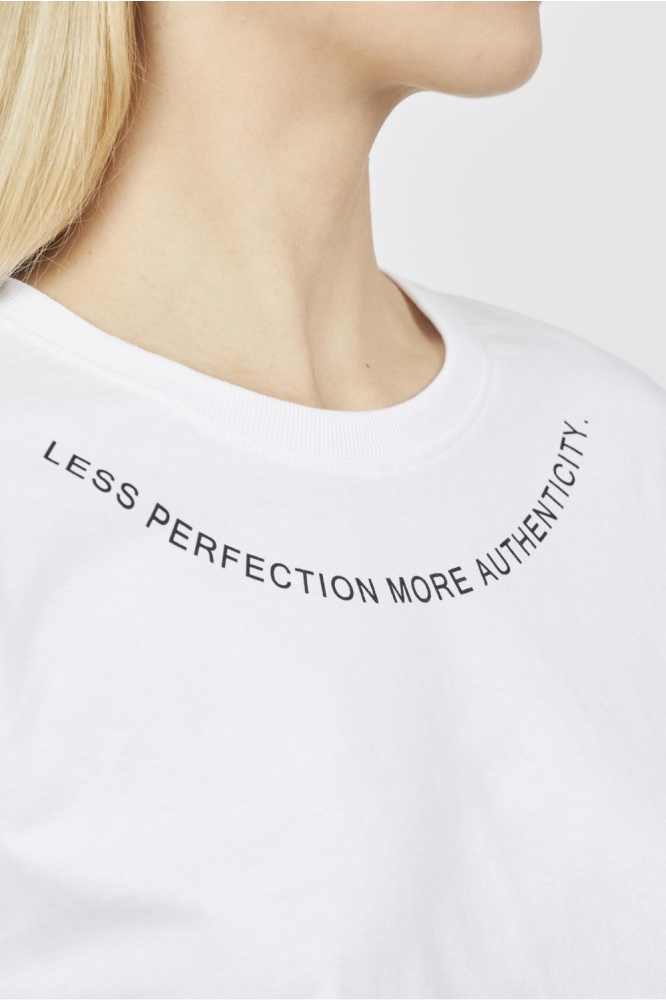 SisterS point witte dames t-shirt | Close up