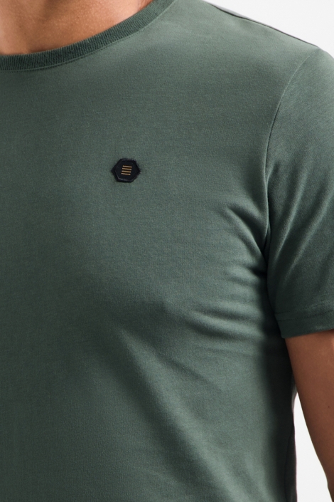 NO-EXCESS groene heren t-shirt | Kleurstaal