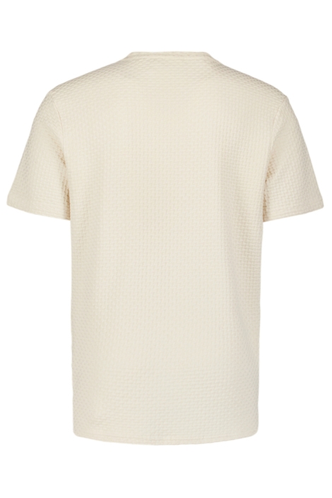 NO-EXCESS beige heren t-shirt | Achteraanzicht