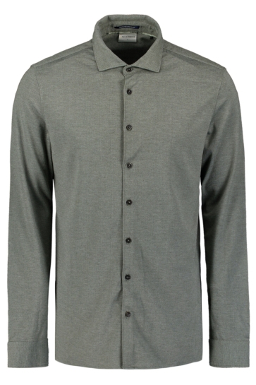 NO-EXCESS Overhemd JERSEY OVERHEMD N4180 124 DARK STEEL