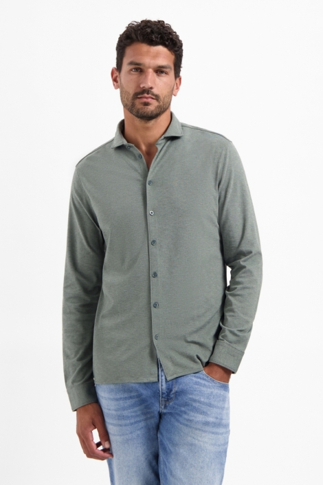 NO-EXCESS groene heren overhemd | Model