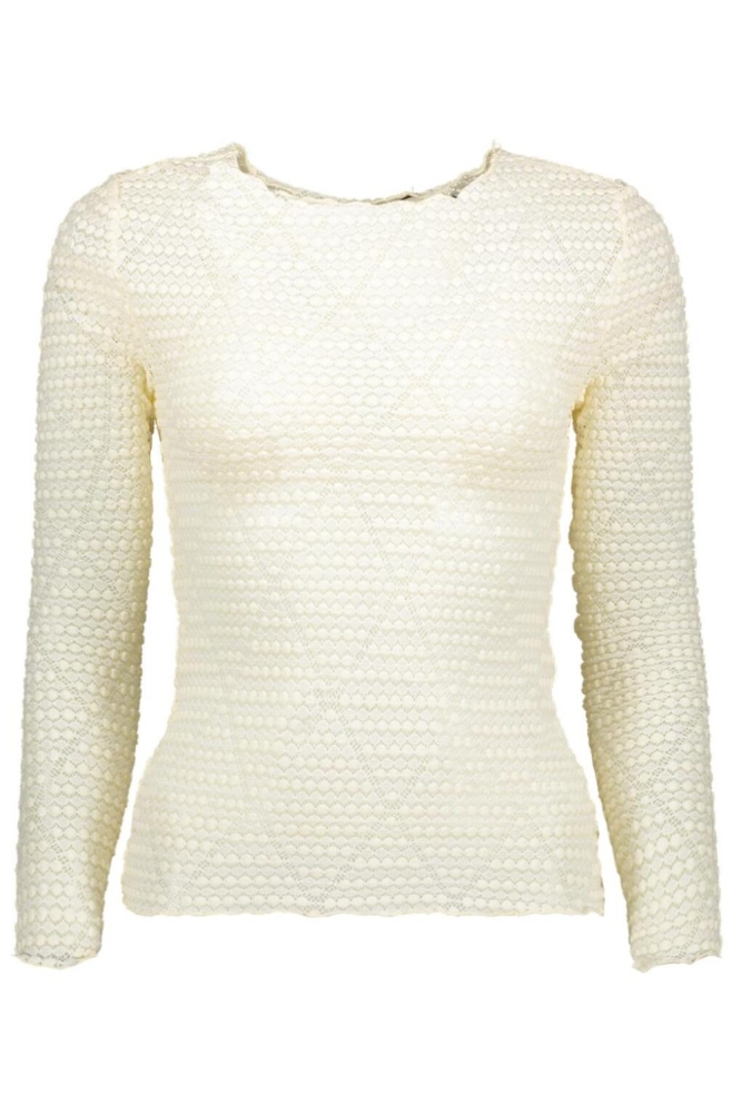 SisterS point ecru dames blouse | Vooraanzicht