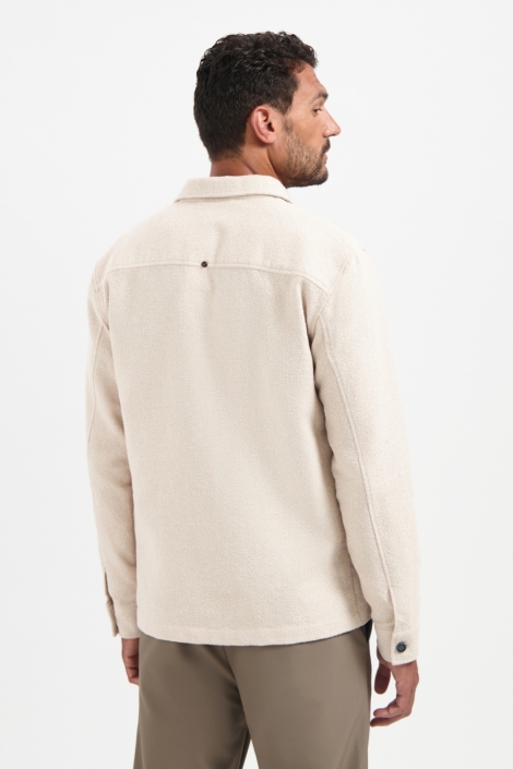 NO-EXCESS beige heren vest | Model achteraanzicht