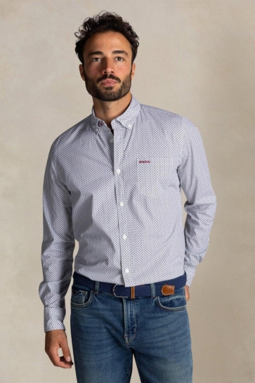 NZA Overhemd KATOENEN OVERHEMD STRETCH 25HN551 1747 ARMY GREY