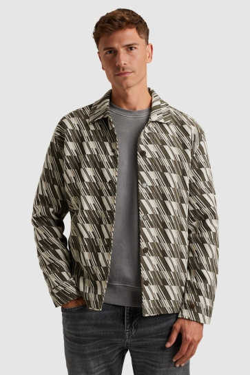Cast Iron Jas SHIRT JACKET MET JACQUARD PATROON CSI2509228 9001