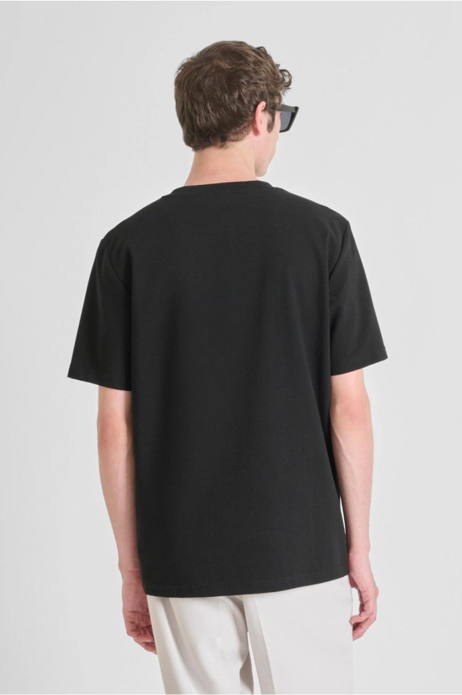 Antony Morato zwarte heren t-shirt | Model achteraanzicht