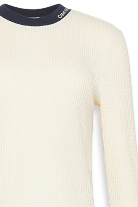 Calvin Klein beige dames t-shirt | Close up