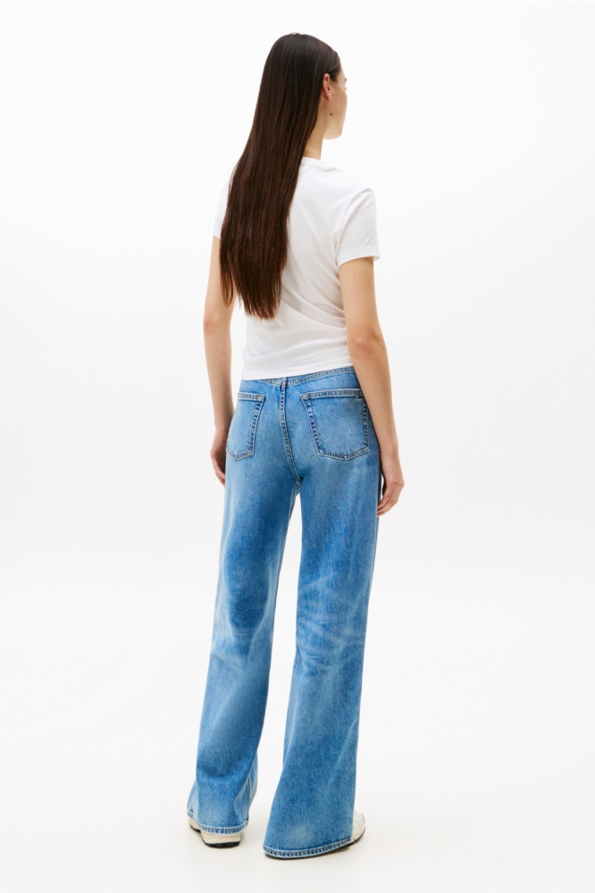 Tommy Jeans witte dames t-shirt | Model