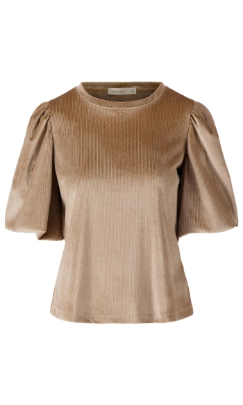 RIB VELOUR POFMOUW TOP 0304 0017 KIT/GOUD