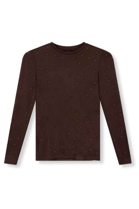 Refined Department bruine dames t-shirt | Vooraanzicht