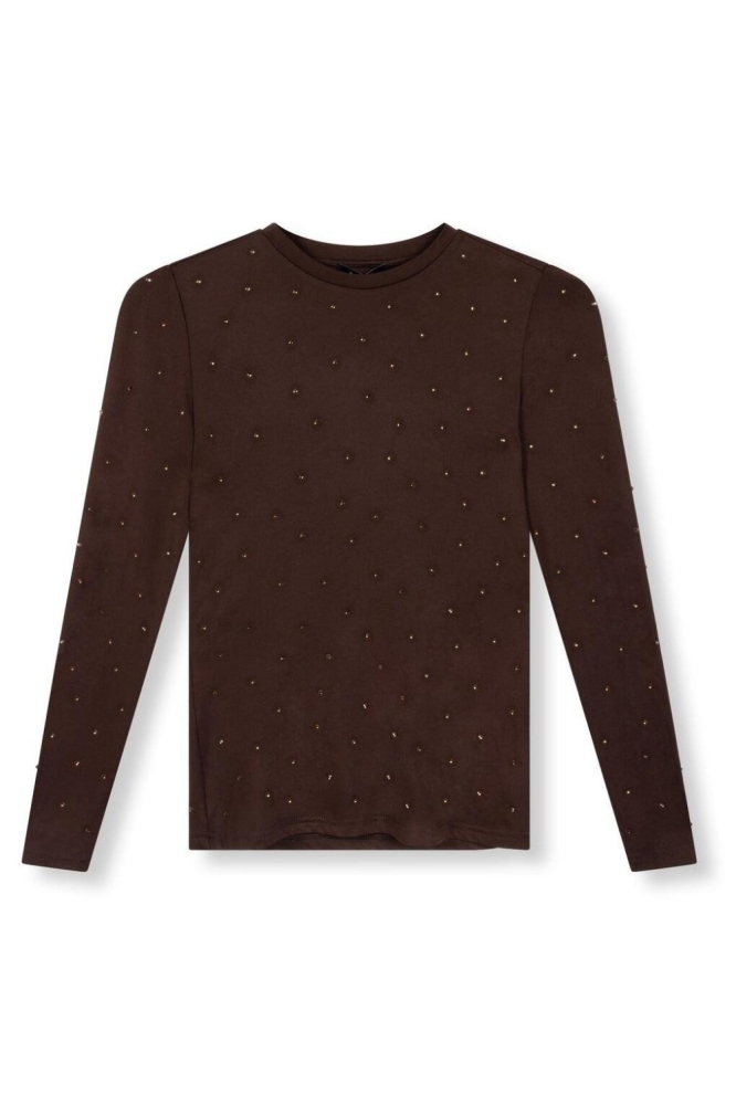 Refined Department bruine dames t-shirt | Vooraanzicht