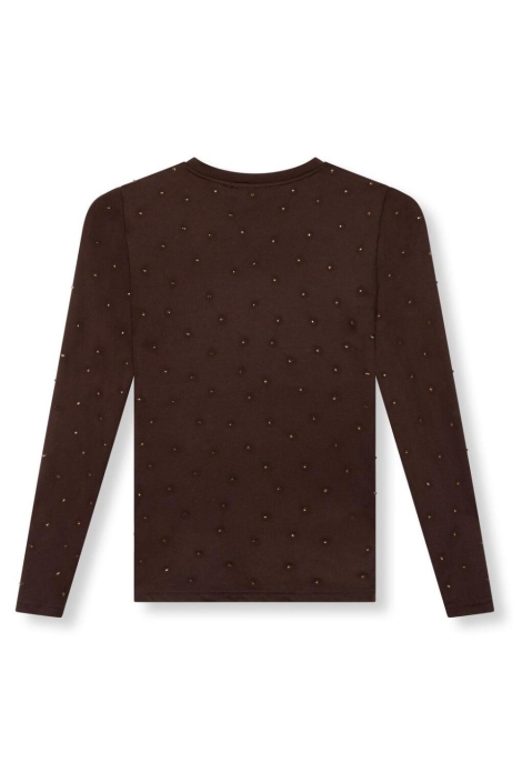Refined Department bruine dames t-shirt | Achteraanzicht