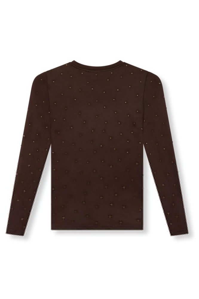 Refined Department bruine dames t-shirt | Achteraanzicht