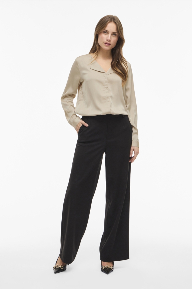 Vila beige dames blouse | Model
