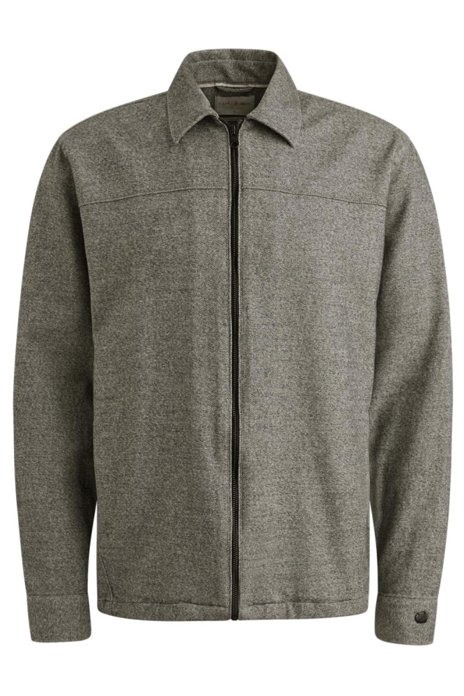 Cast Iron grijze heren overhemd | Vooraanzicht