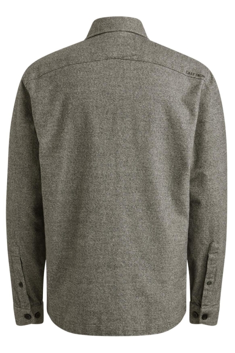Cast Iron grijze heren overhemd | Achteraanzicht