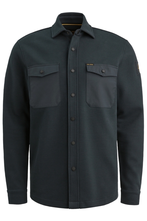 PME legend blauwe heren overhemd | Vooraanzicht