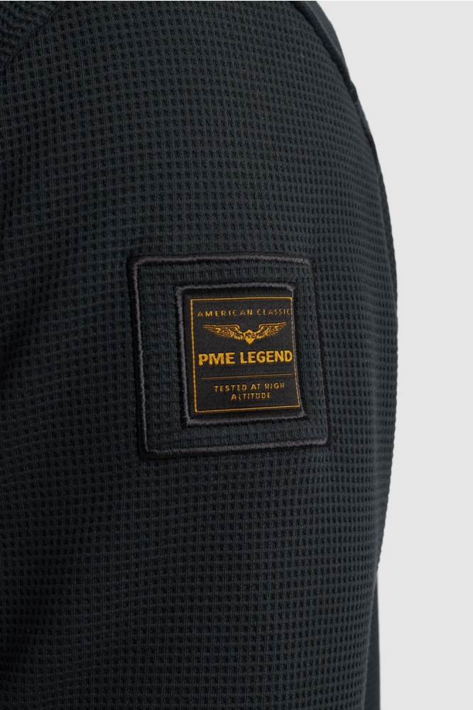 PME legend blauwe heren overhemd | Close up