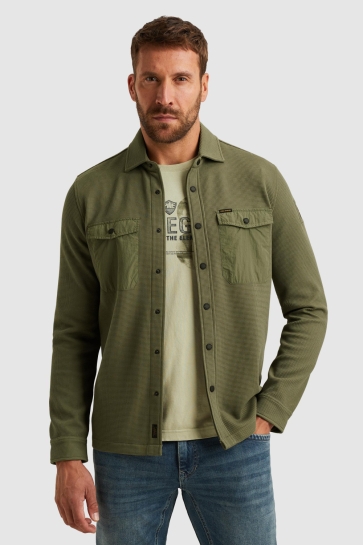 PME legend SHIRT JACKET MET WAFELSTRUCTUUR PSI2511246 6213