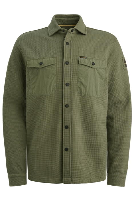 PME legend groene heren overhemd | Vooraanzicht