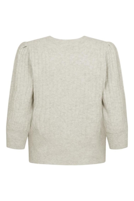 Freequent beige dames trui | Achteraanzicht