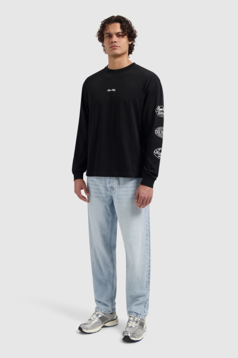 Pure Path zwarte heren t-shirt | Model