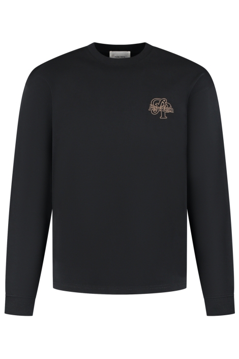 Pure Path zwarte heren t-shirt | Vooraanzicht
