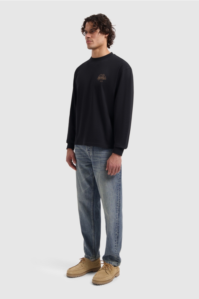 Pure Path zwarte heren t-shirt | Model