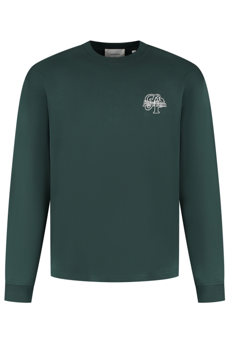 Pure Path groene heren t-shirt | Vooraanzicht