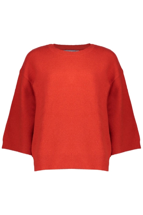 Geisha rode dames trui | Vooraanzicht