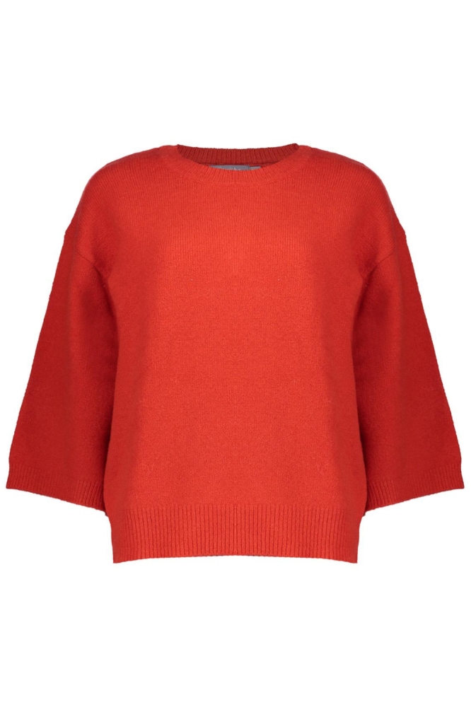 Geisha rode dames trui | Vooraanzicht