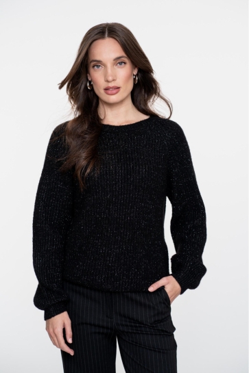 Geisha TRUI MET GLITTERS 54594 70 000999 BLACK