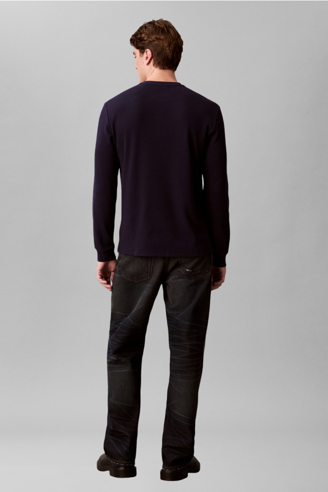 Calvin Klein blauwe heren trui | Model