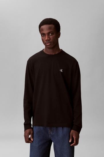 Calvin Klein LS EASY MONOGRAM TEE LV04RD247G UB1 BLACK