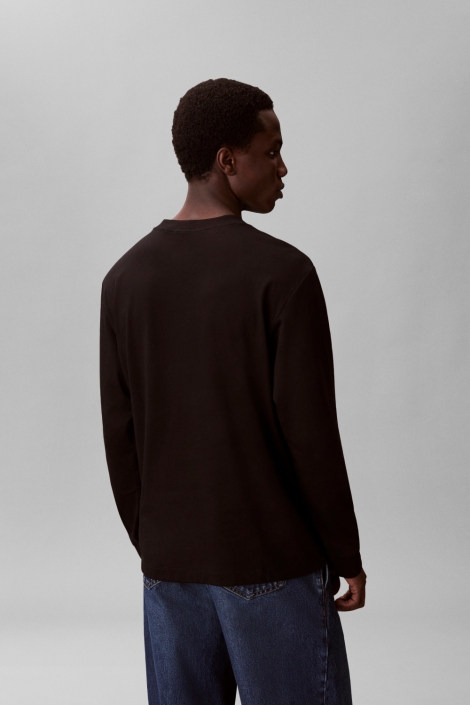 Calvin Klein zwarte heren t-shirt | Model achteraanzicht