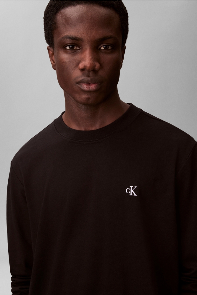 Calvin Klein zwarte heren t-shirt | Close up