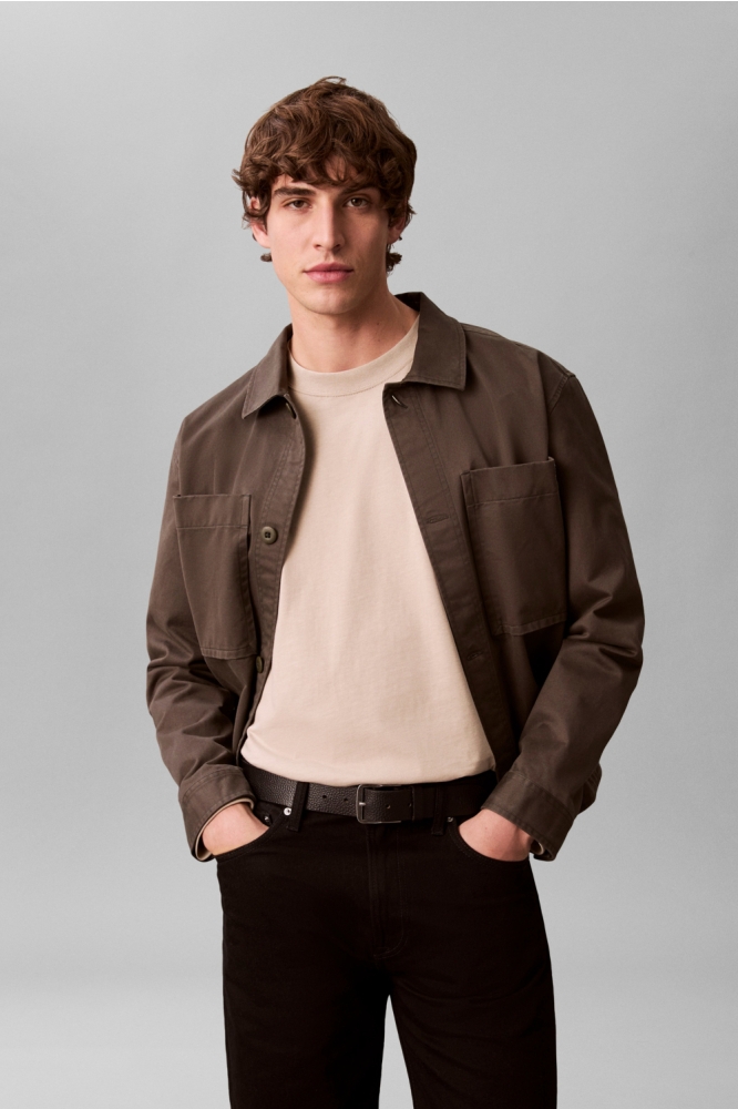 Calvin Klein camel heren t-shirt | Model