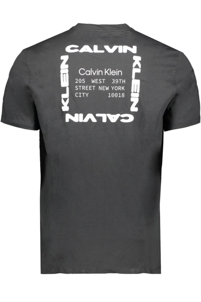 Calvin Klein zwarte heren t-shirt | Achteraanzicht
