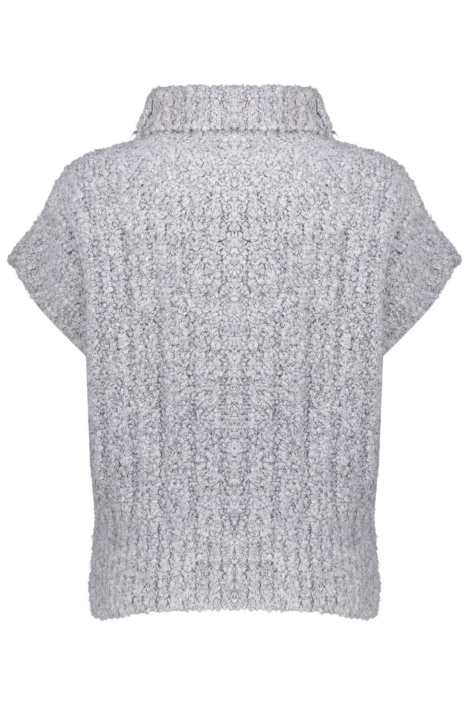 Geisha grijze dames trui | Achteraanzicht