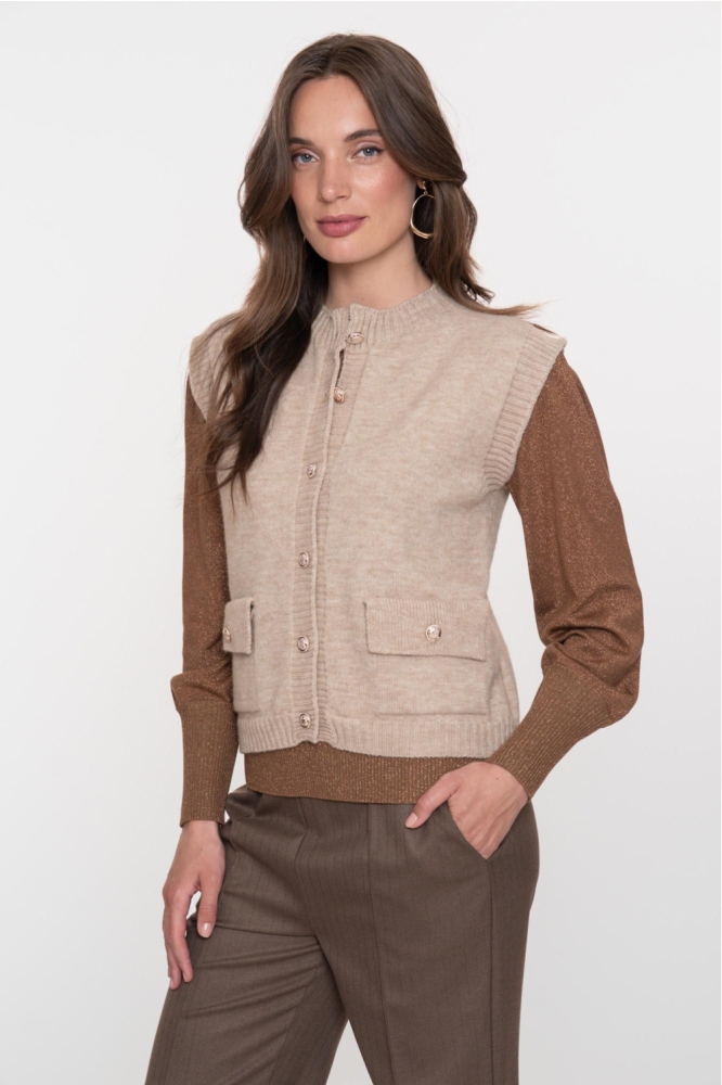 Geisha zand dames trui | Model