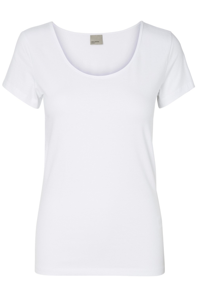 VMMAXI MY SS SOFT U-NECK NOOS 10148254 Bright White