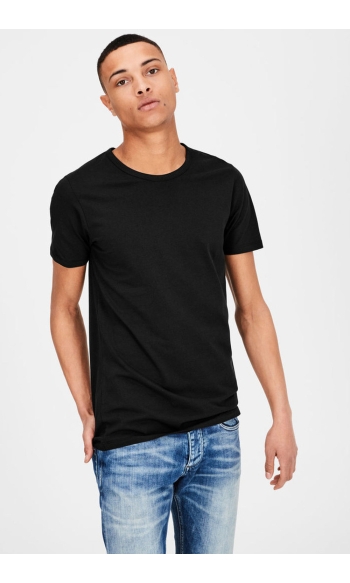 BASIC O-NECK TEE S/S NOOS 12058529 Black