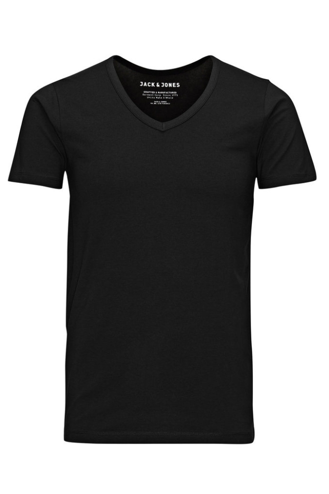 BASIC V-NECK TEE S/S NOOS 12059219 Black